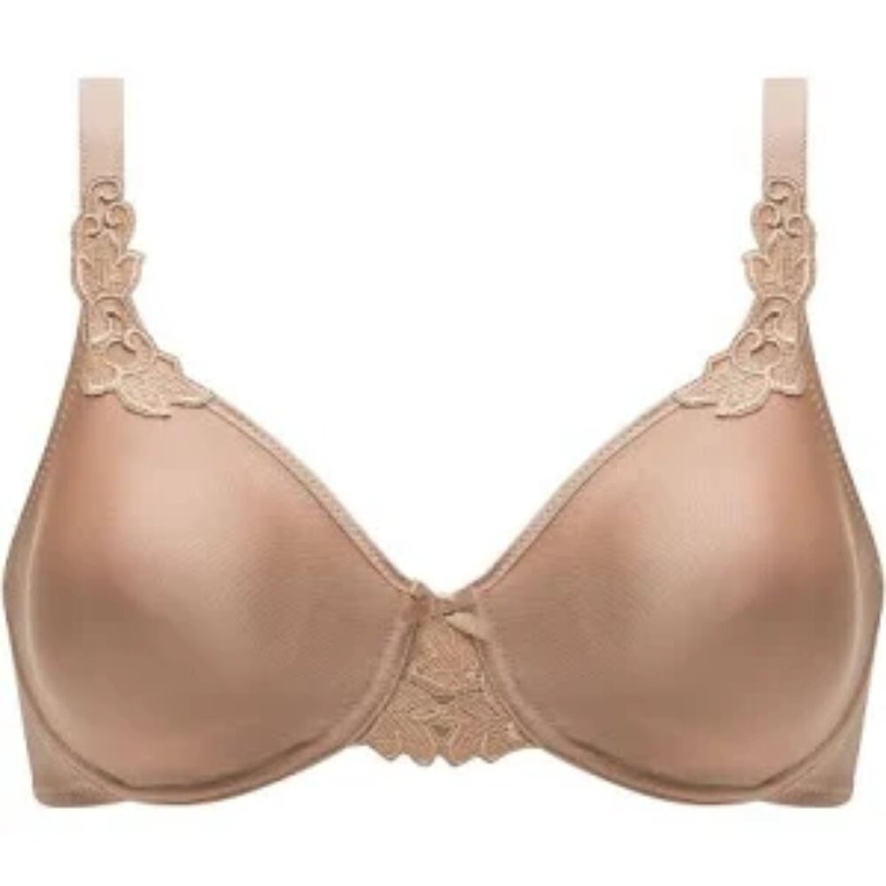 NWT Chantelle Hedona Seamless Moulded Underwired Bra In Bronze Size 40 B